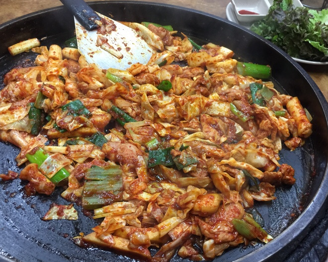 산골닭갈비사진