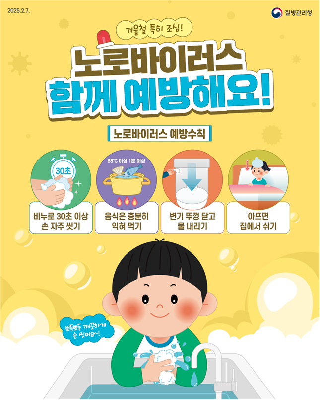 노로바이러스 예방포스터