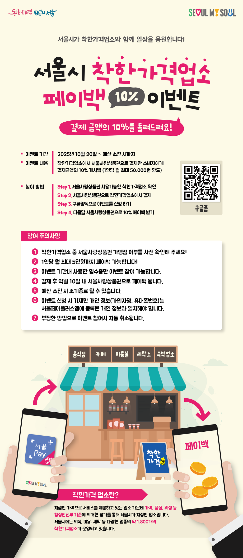 착한가격업소 페이백