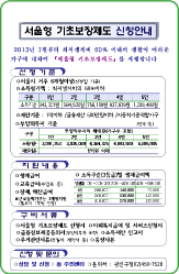 서울형 기초보장제도 실시