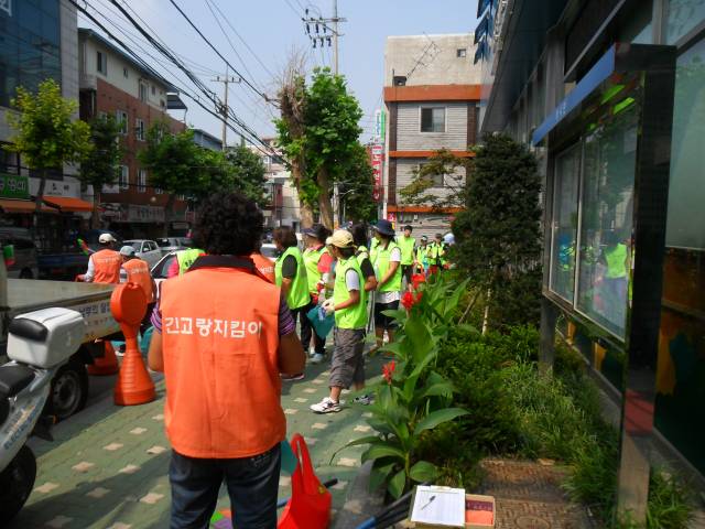 7월 긴고랑길 청소봉사