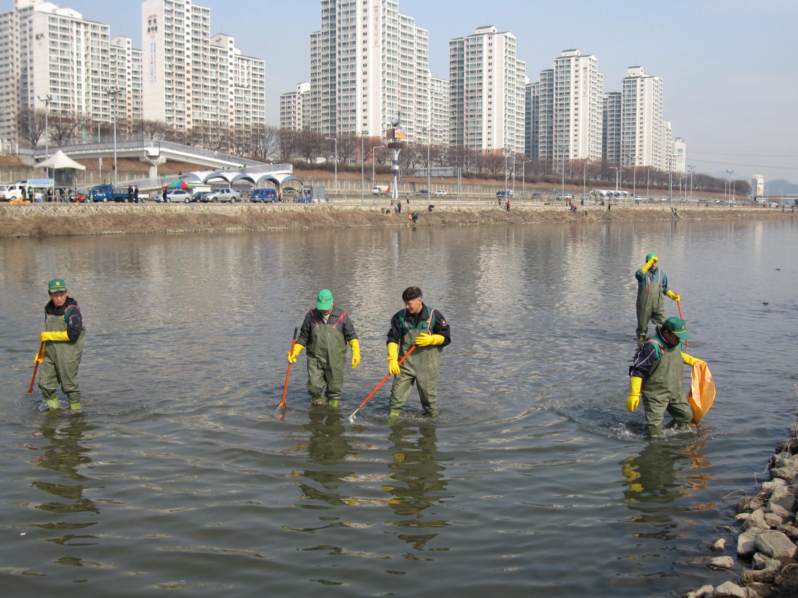 새마을중랑천정화활동(3월9일)