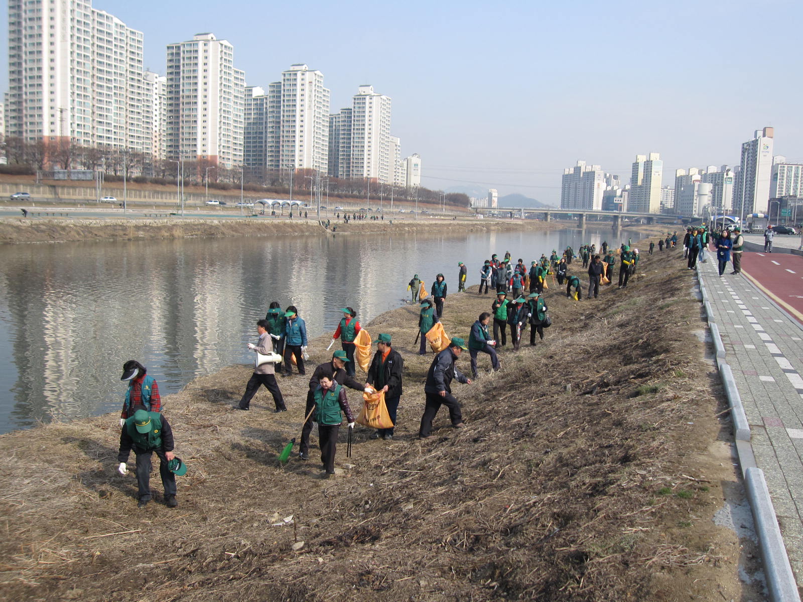 새마을중랑천정화활동(3월9일)