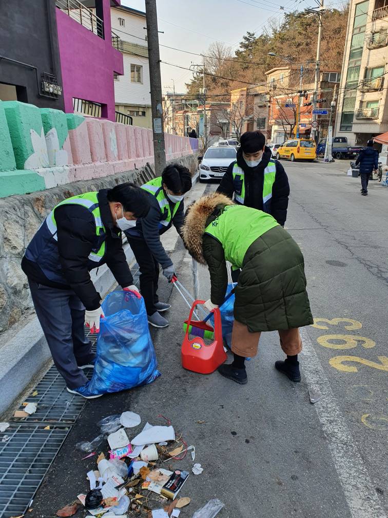 중곡4동 설맞이 관내 대청소